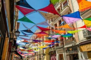 multicolored hanging decors